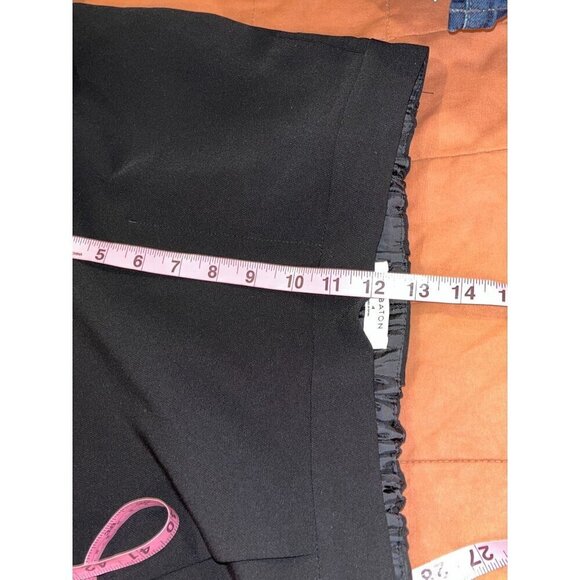 Babaton Aritzia  Black High Rise  Wide-Leg Culottes Pants Size 4 Womens - Picture 7 of 10